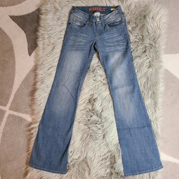 Hydraulic Flare Denim Light Blue Jeans size 1/2
